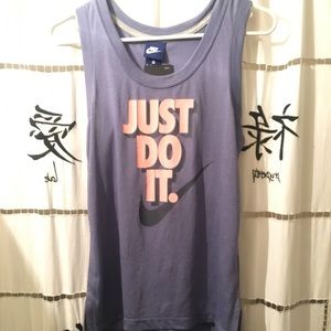 Nike Dry Cotton-Poly Logo Tank